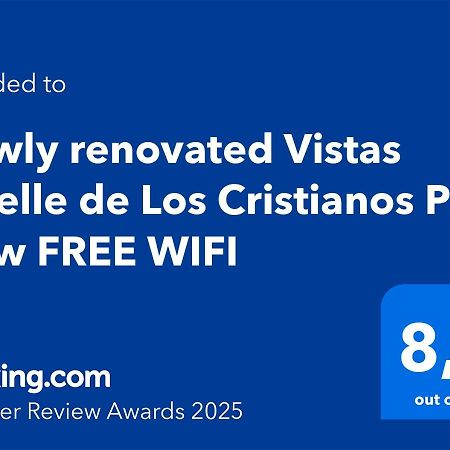 Newly Renovated Vistas Muelle De Los Cristianos Pier View Free Wifi Arona  Bagian luar foto