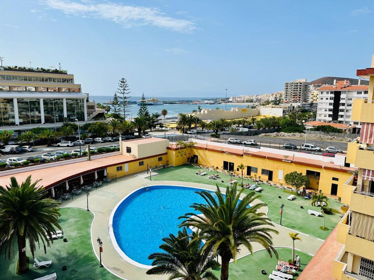 Newly Renovated Vistas Muelle De Los Cristianos Pier View Free Wifi Arona  Bagian luar foto