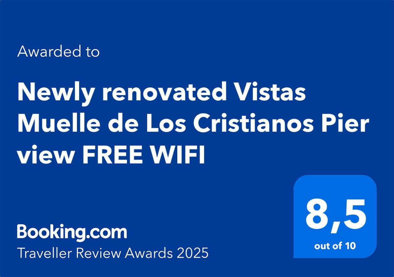Newly Renovated Vistas Muelle De Los Cristianos Pier View Free Wifi Arona  Bagian luar foto
